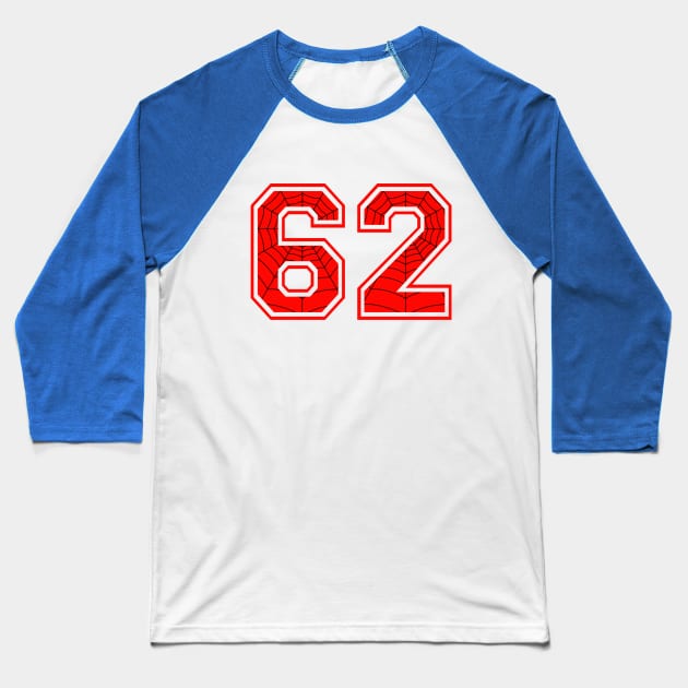 Number 62 Baseball T-Shirt by TWOFISTEDTEES